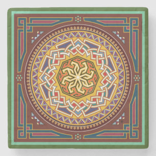 Bandana Ontwerp Één Onderzetter