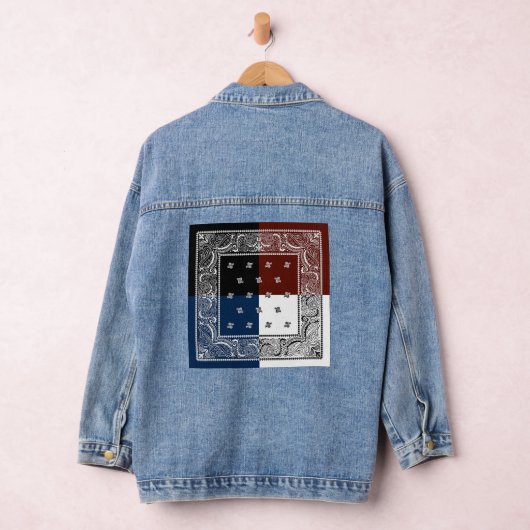 Bandana ontwerp mannen jaket denim jacket (Hangar)