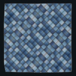 Bandana Patchwork Faux Denim<br><div class="desc">*Customize with your text</div>