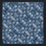 Bandana Patchwork Faux Denim<br><div class="desc">*Customize with your text</div>