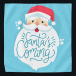 Bandana Père Noël à venir<br><div class="desc">Le personnage du Père Noël en lettres</div>