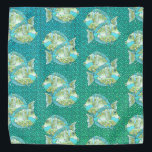 Bandana Poisson bleu<br><div class="desc">Blue Fish Bandana par ArtMuvz Illustration. Vêtements Blue Fish,  t-shirts de pêche,  cadeaux de pêcheur.</div>