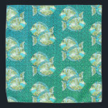 Bandana Poisson bleu<br><div class="desc">Blue Fish Bandana par ArtMuvz Illustration. Vêtements Blue Fish,  t-shirts de pêche,  cadeaux de pêcheur.</div>