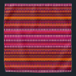 Bandana Purple et Orange Glitch Stripes Cool Psychedélique<br><div class="desc">Design strippé Abstrait avec des couleurs audacieuses. Couleurs principales de ce motif glacé : violet et orange.</div>