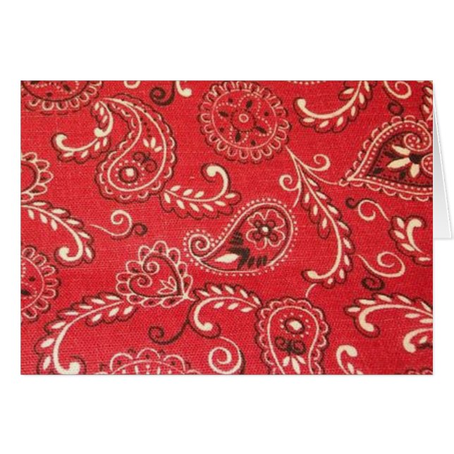 Bandana rouge (Devant horizontal)