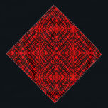 Bandana Simple Scribble | Carreaux miroir | Rouge | Animal<br><div class="desc">Quand nous jouions autour et que ce motif noir s'est produit, puis nous avons essayé le carrelage en miroir et cela s'est produit, nous n'avons jamais pensé que cela ferait un design aussi génial, ajouter de la couleur le rend encore mieux. Vous pouvez ajouter ce design intéressant à tous les...</div>