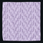 Bandana Sprigs de lavande<br><div class="desc">Motif de fleurs de lavande</div>