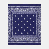 Bandana True Blue Fleece Blanket (Voorkant)