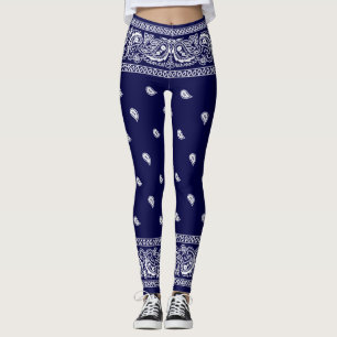 Bandana True Blue Leggings