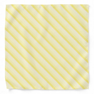 Bandana Vanilla Yellow Stripes Modèle élégant tendance