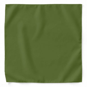Bandana Vert camo (couleur solide)