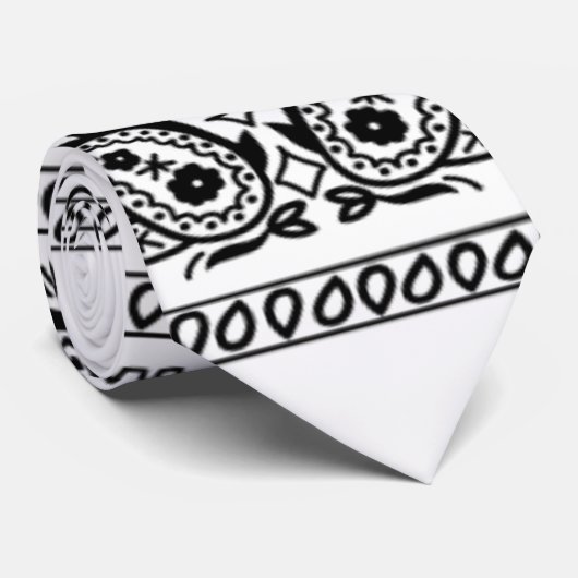 Bandana White Cravate (Roulé)