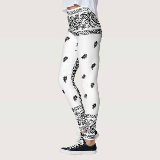 Bandana White Leggings (Gauche)