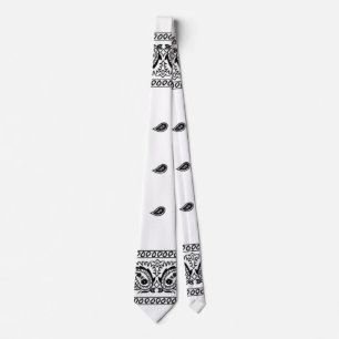 Bandana White Stropdas