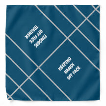 BandanaNow houdt handen uit het gezicht van de tra