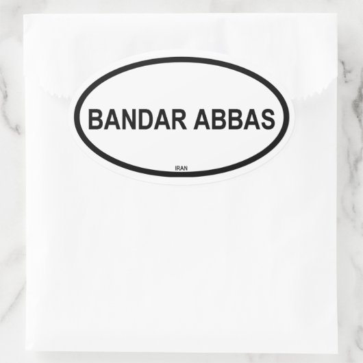 BANDAR ABBAS OVALE STICKER (Tas)
