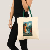Bandarban Bangladesh Travel Art Vintage Tote Bag (Voorkant (product))