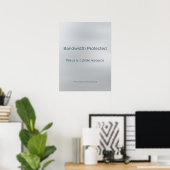 BANDBREEDTE BESCHERMD POSTER (Thuiskantoor)
