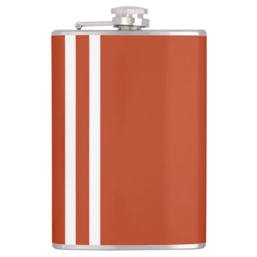 Bande blanche et flacon orange (Devant)