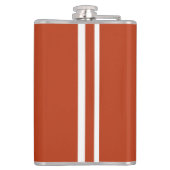 Bande blanche et flacon orange (Dos)