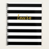 Bande blanche et noire personnalisée (Devant)