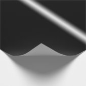 Bande blanche fanée sur emballage cadeau noir (Coin)