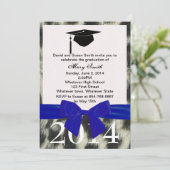 Bande Bleue Et Léopard De Neige Invitation De Grad (Debout devant)