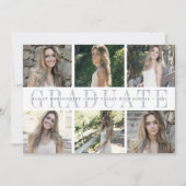 Bande centre | Invitation du Six Photo Graduation  (Devant)