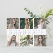 Bande centre | Invitation du Six Photo Graduation  (Debout devant)