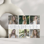 Bande centre | Six Faire-part de diplôme photo