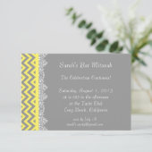 Bande Chevron - Invitation jaune - insérer (Debout devant)