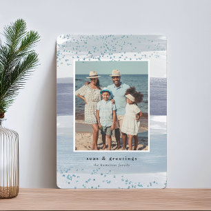 Bande côtière Carte photo de vacances