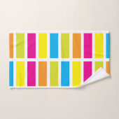 Bande couleur été (Serviette à main)