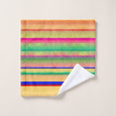 Bande d'aquarelle brillante (Gant de toilette)