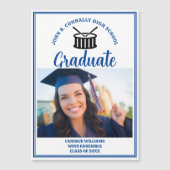 Bande de Bleu High School Photo Magnet (Devant)