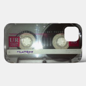 Bande de cassette vintage - coque iphone de bande (Verso (horizontal))