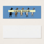 Bande De Chat Avec Bannière (Devant & derrière)