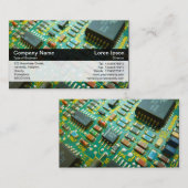 Bande de couleur - noir - carte (Devant / Derrière)