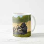 Bande de cruche de la tasse de singes (Devant droit)