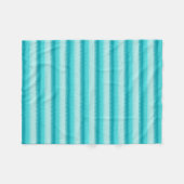 Bande de dent de chien aqua bleu, vert, couverture (Devant (Horizontal))
