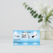 Bande de discothèque standard, Carte de visite de  (Debout devant)