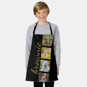 Bande de film personnalisée noir tablier avec scri (Porté)