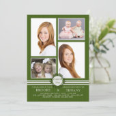 Bande de la broche quatre photo Invitation de grad (Debout devant)