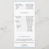 Bande de la Marine avec programme de mariage à l'a (Dos)