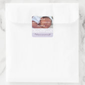 Bande de Lilac Sweet Stickers Merci bébé (Sac)