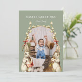 Bande de Marching Joyeux Carte photo de Pâques (Debout devant)