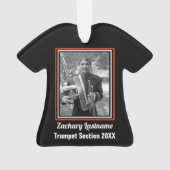 Bande de marquage personnalisé orange et noir (dos)