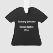 Bande de marquage personnalisé orange et noir (dos)