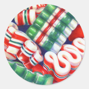 BANDE DE RIBBON Grand Stickers Rond