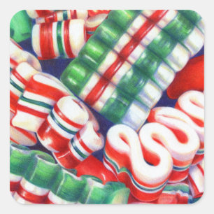 BANDE DE RIBBON Stickers petits Carrés